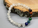 Enlightenment Jewel's Selenite Chakra Bracelet