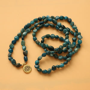 Apatite Unshaped Stone Bracelet/ Necklace